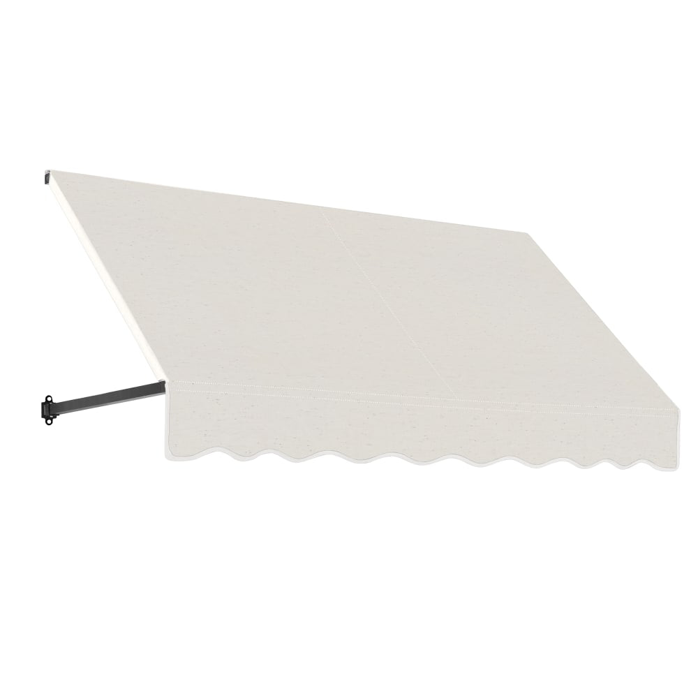 Awntech Dallas Retro Straight Slope Fixed Awning with Anodized Arms RR12-OO-10B